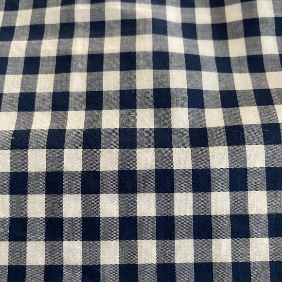 Ralph Lauren Blue Label Slim Fit LS Button Down Cotton Check Shirt Navy Wht Sz 2 - Picture 9 of 14